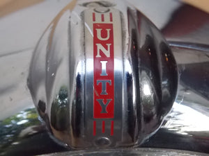 Unity Vintage Handheld Spotlight, Chrome Headlight Lamp