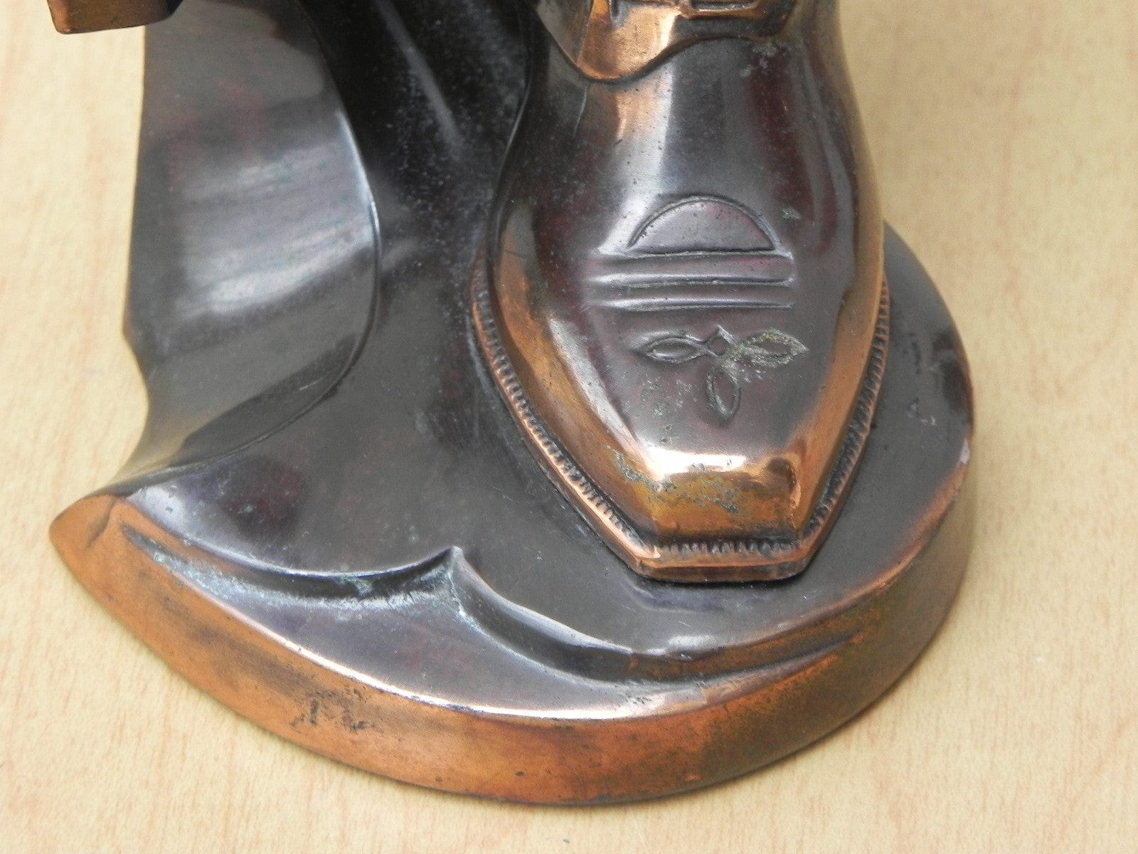 I Like Mike's Mid Century Modern Accessories Brass Cowboy Boot Bookends by Trophy Craft