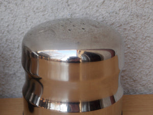 I Like Mike's Mid Century Modern Accessories Danish Modern Stainless Steel Salt and Pepper Set