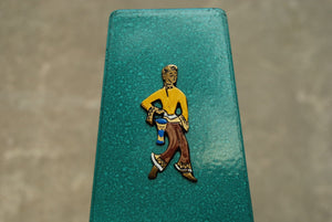 I Like Mike's Mid-Century Modern Accessories Default Vintage Aqua Green Enameled Metal Bookends