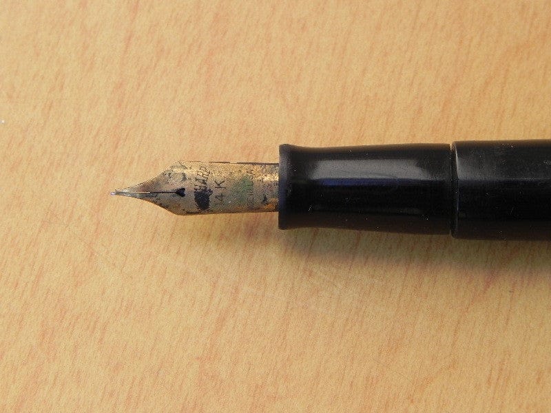 I Like Mike's Mid-Century Modern Accessories Eversharp Green Marble Fountain Desk Pen Set