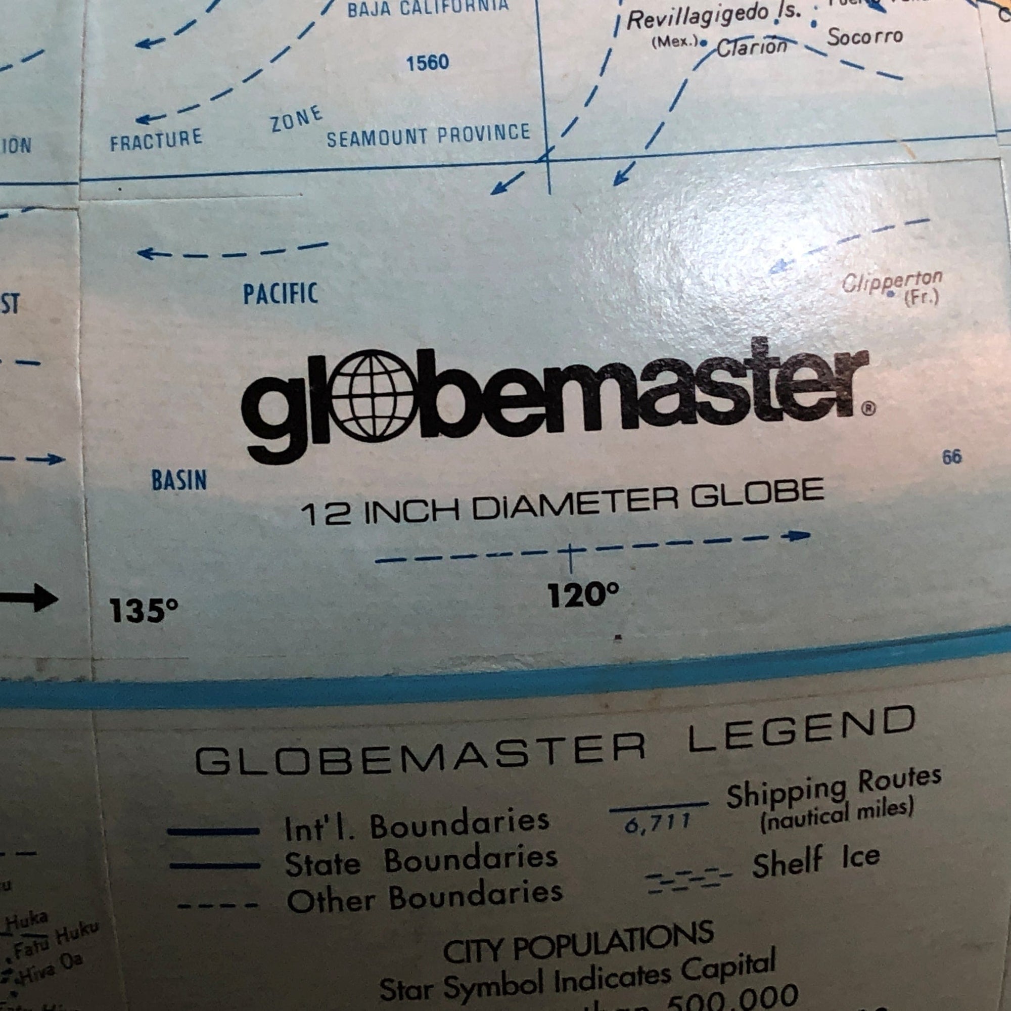 I Like Mike's Mid Century Modern Accessories Globemaster 2000 Standing Floor Globe, Can Convert to Desk Globe