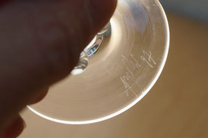 I Like Mike's Mid Century Modern Accessories Handblown Glass Green Blue Swirl Salt & Pepper Shakers