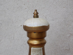 I Like Mike's Mid Century Modern Accessories Italian Gold and Red Salt and Pepper Set