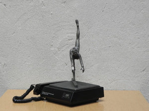 I Like Mike's Mid Century Modern Accessories Los Angeles 1984 Olympics Commemorative Telephone with Gymnast Sculpture