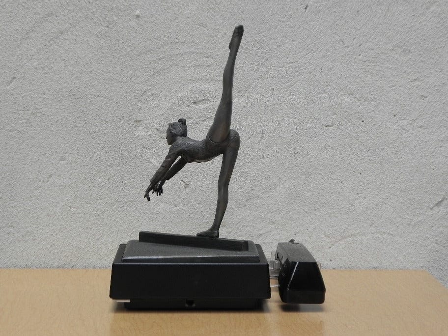 I Like Mike's Mid Century Modern Accessories Los Angeles 1984 Olympics Commemorative Telephone with Gymnast Sculpture