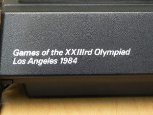 I Like Mike's Mid Century Modern Accessories Los Angeles 1984 Olympics Commemorative Telephone with Gymnast Sculpture