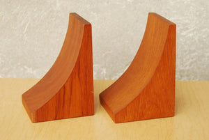 I Like Mike's Mid Century Modern Accessories Mid Century Danish Solid Teak Bookends