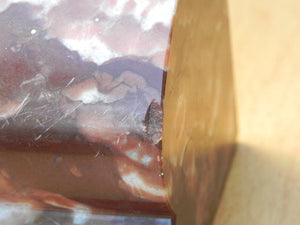 I Like Mike's Mid Century Modern Accessories Modern Brown and White Marble Bookends