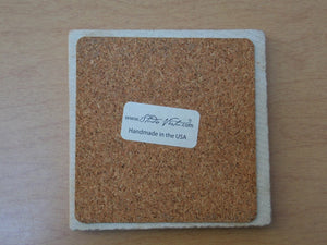 I Like Mike's Mid Century Modern Accessories New York City Coasters, Solid Stone, by Studio Vertu (Not Vintage)