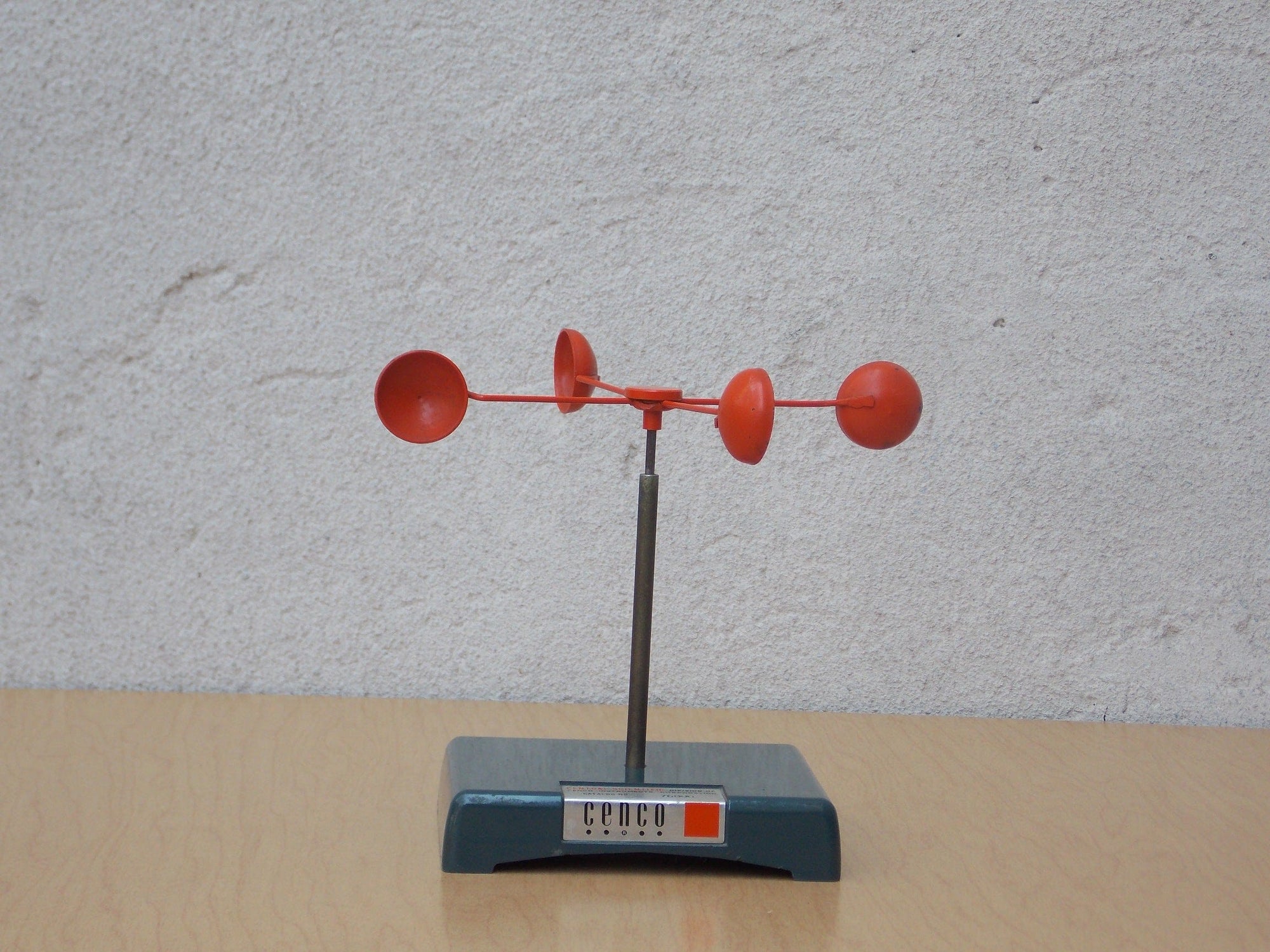 I Like Mike's Mid Century Modern Accessories Rare Vintage Cenco Anemometer, Atomic Era Wind Instrument