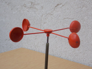 I Like Mike's Mid Century Modern Accessories Rare Vintage Cenco Anemometer, Atomic Era Wind Instrument