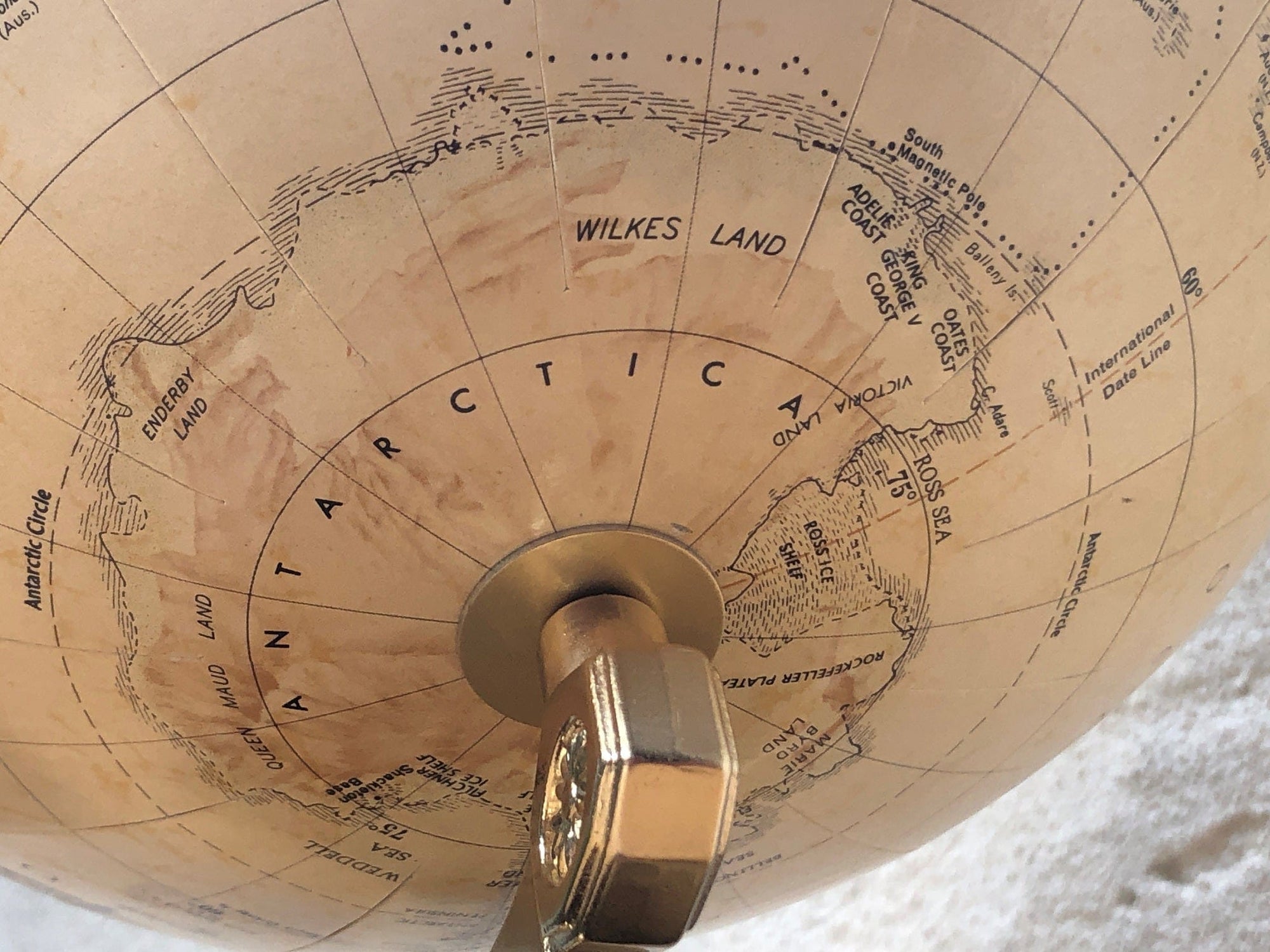 I Like Mike's Mid Century Modern Accessories Replogle Desk Top 9" Globe Weather Station