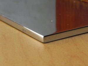 I Like Mike's Mid-Century Modern Accessories RESTORED ALBRIZZI (ATTRIB) FIREPLACE SET IN CHROME & TEAK
