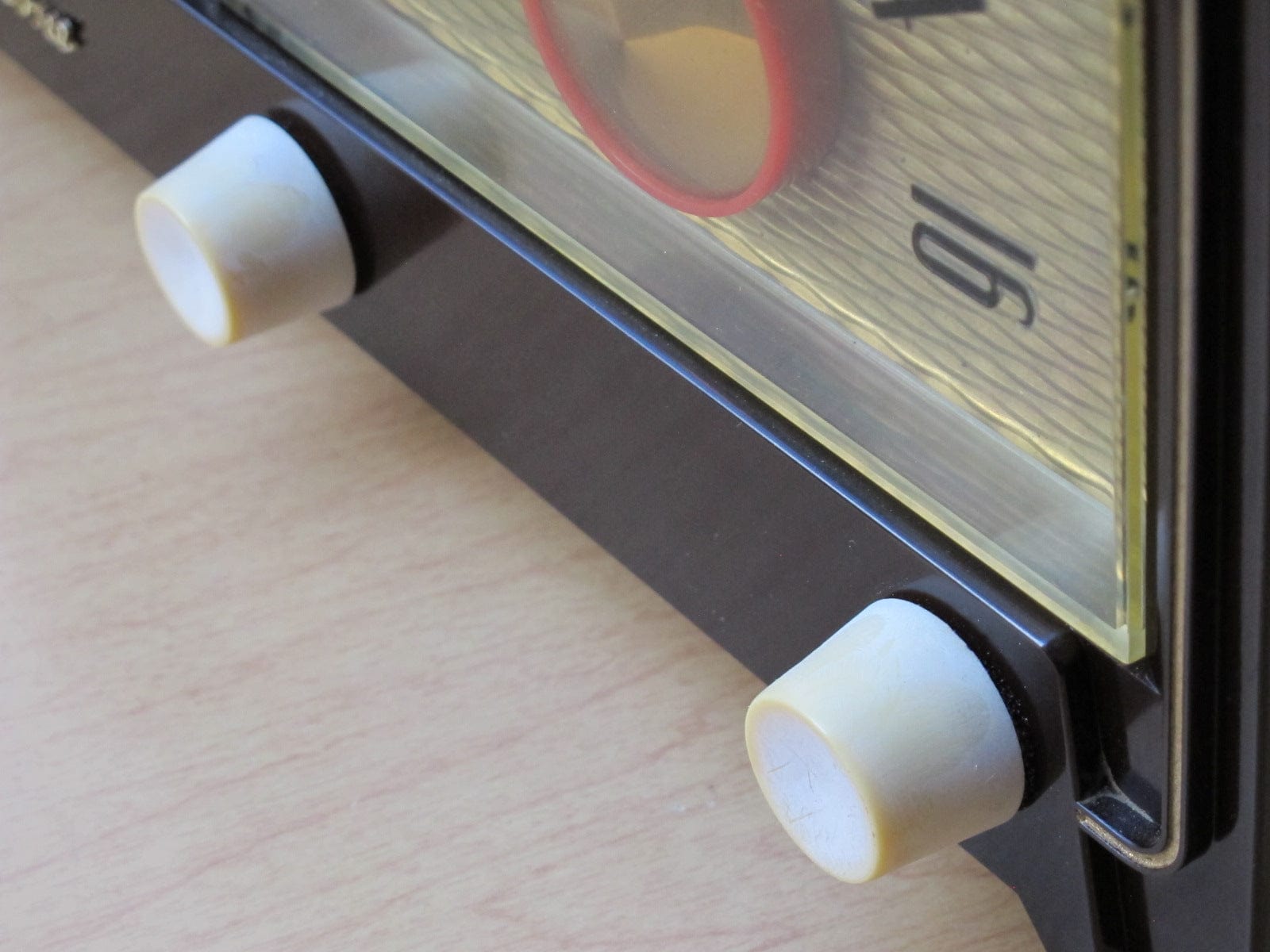 I Like Mike's Mid Century Modern Accessories Sears Silvertone Brown Bakelite Radio from the 1950's