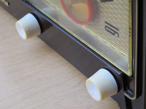 I Like Mike's Mid Century Modern Accessories Sears Silvertone Brown Bakelite Radio from the 1950's
