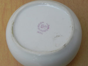 I Like Mike's Mid Century Modern Accessories Small Modern White Gold Wheat Cream Sugar Set
