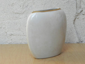 I Like Mike's Mid Century Modern Accessories Small White Ceramic Japanese Vase by Jovan, Inc