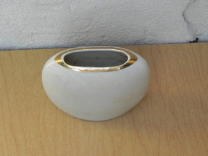 I Like Mike's Mid Century Modern Accessories Small White Ceramic Japanese Vase by Jovan, Inc