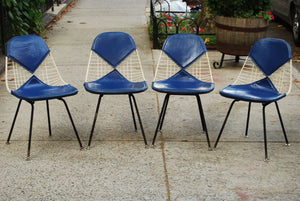 I Like Mike's Mid-Century Modern Accessories SOLD -- SIGNED EAMES MID CENTURY HERMAN MILLER BIKINI CHAIR DINING SET