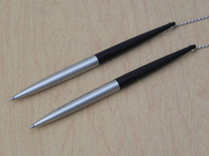 I Like Mike's Mid Century Modern Accessories Stylish Parker Security Pen Set with Two Pens, Black and Silver