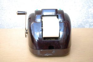 I Like Mike's Mid Century Modern Accessories Victor Adding Machine 10 key Deco Brown Bakelite