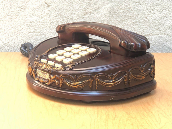 Victoria Taiwood Telephone with Faux Red Wood, circa 1975 - I Like