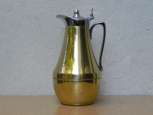 I Like Mike's Mid Century Modern Accessories Vintage Alfi Gold Chrome Coffee Carafe
