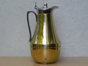 I Like Mike's Mid Century Modern Accessories Vintage Alfi Gold Chrome Coffee Carafe