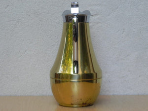 I Like Mike's Mid Century Modern Accessories Vintage Alfi Gold Chrome Coffee Carafe