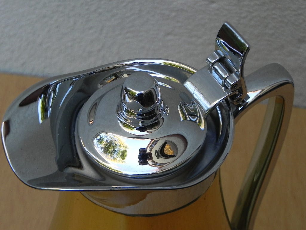 I Like Mike's Mid Century Modern Accessories Vintage Alfi Gold Chrome Coffee Carafe