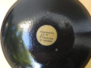 I Like Mike's Mid Century Modern Accessories Vintage Bovano Pair Small Round Green Plates