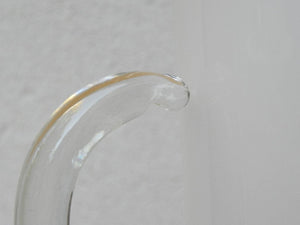 I Like Mike's Mid Century Modern Accessories White Gold Mid Century Modern Glass Pitcher