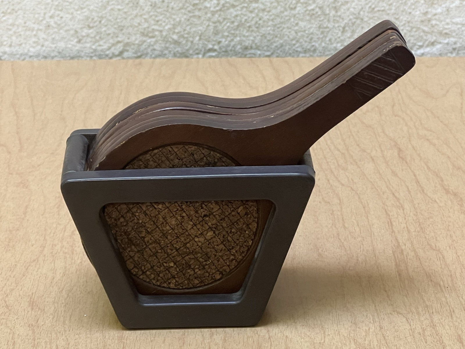 I Like Mike's Mid Century Modern Accessories Wooden Tennis Racquet Coasters, Set of Six