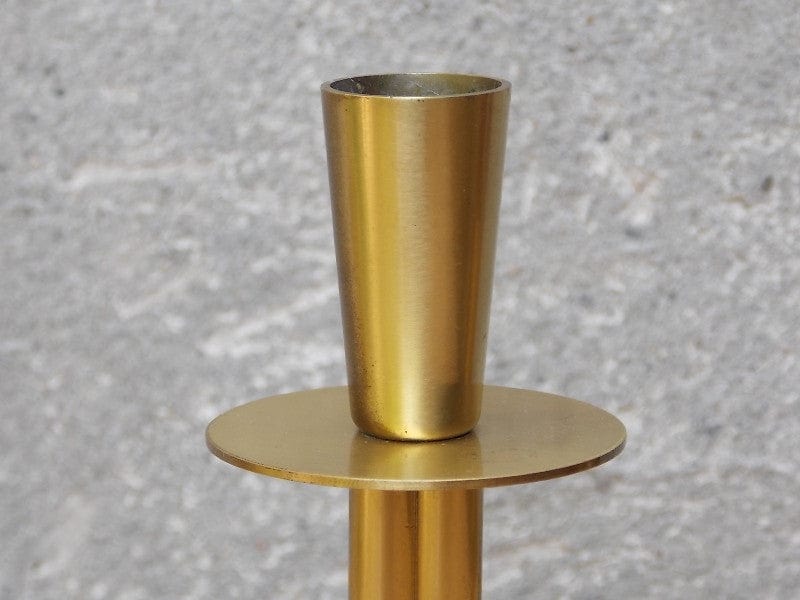 I Like Mike's Mid-Century Modern Accessories Ystad Metall Solid Brass 5 Candle Centerpiece Candelabra