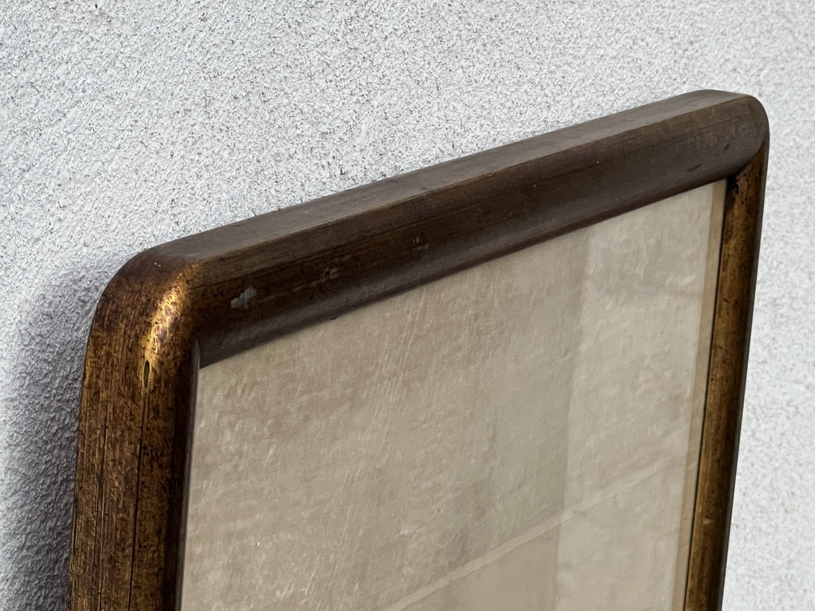 I Like Mike's Mid Century Modern Artwork Bird in Cherry Blossom Branch Asian Print, Framed in Gold