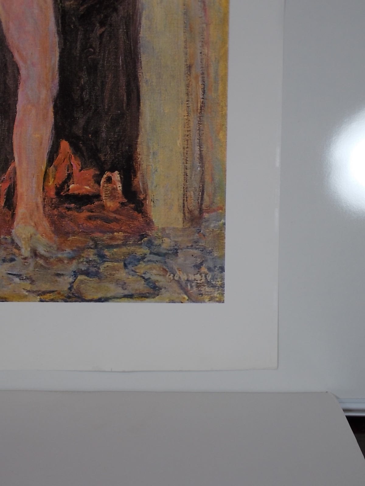 I Like Mike's Mid Century Modern Artwork Nude at the Fireplace by Pierre Bonnard 1913, Unframed Poster