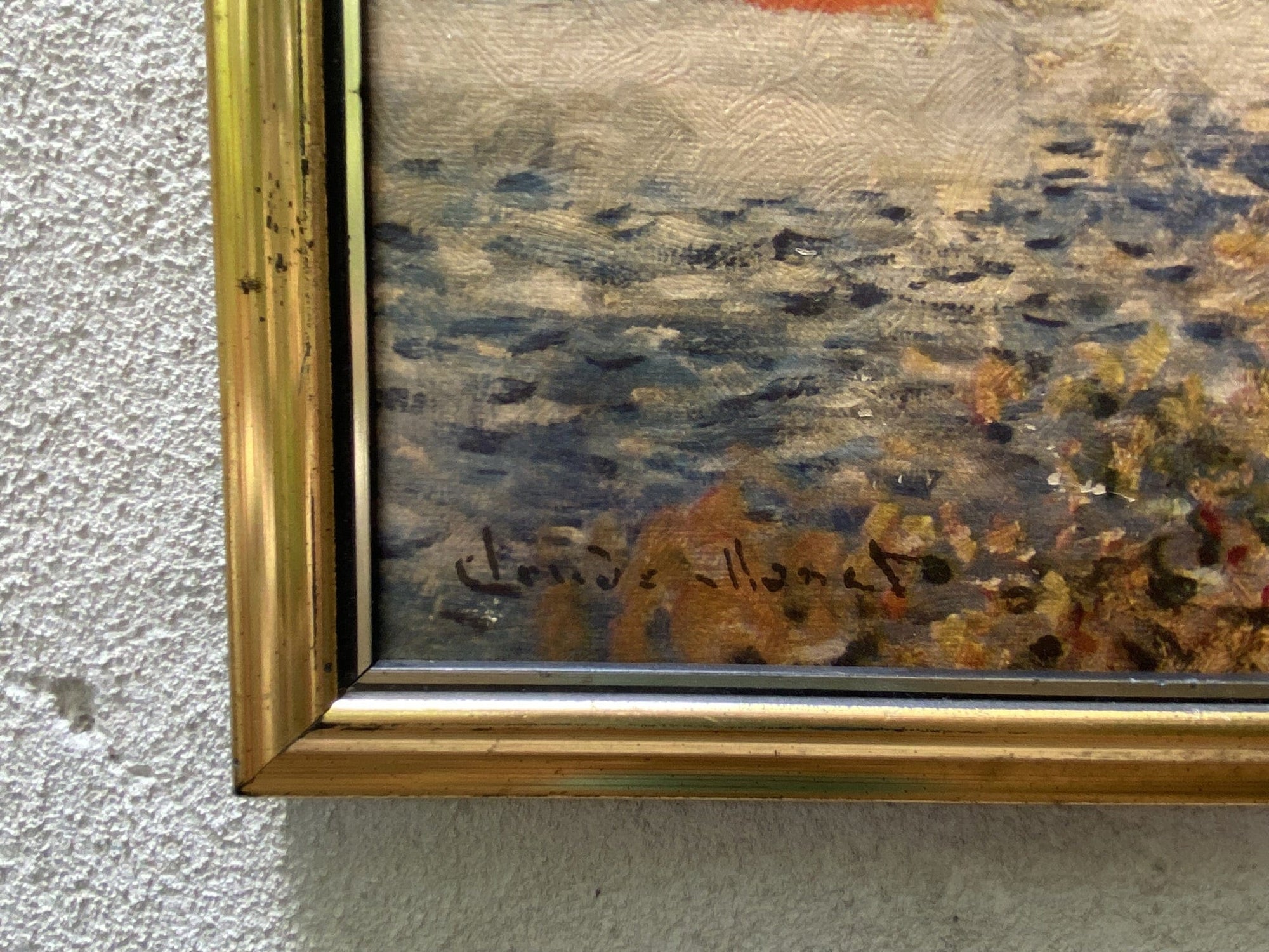 I Like Mike's Mid Century Modern Artwork Sailboats At The Basin by Claude Monet Framed Textured Print on Board