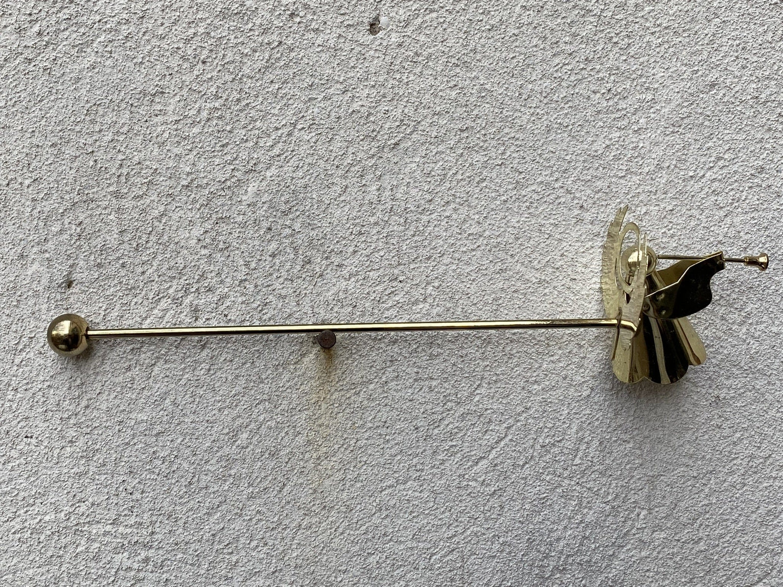 I Like Mike's Mid Century Modern Candle Snuffers Brass Candle Snuffer with Angle Cap and 8.5" Reach