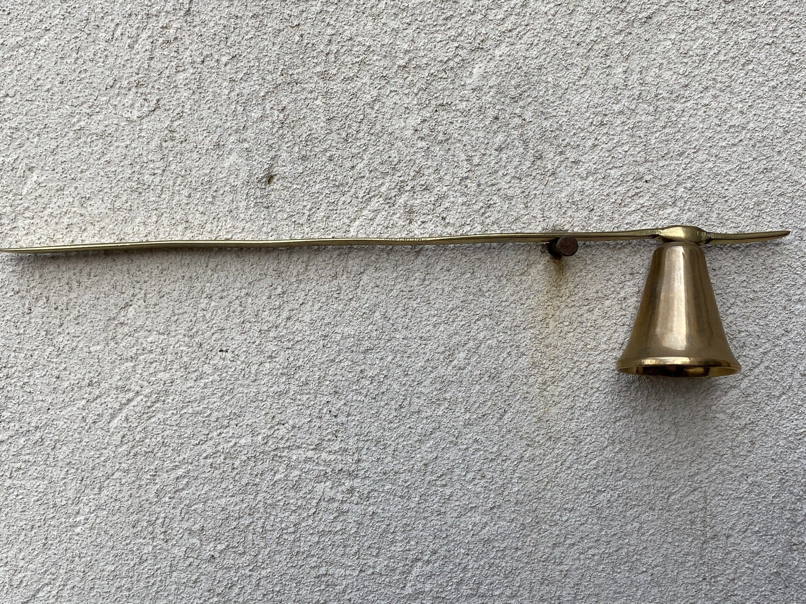 I Like Mike's Mid Century Modern Candle Snuffers Brass Candle Snuffer with Flat Handle, 9" Reach