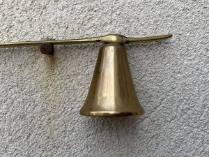 I Like Mike's Mid Century Modern Candle Snuffers Brass Candle Snuffer with Flat Handle, 9" Reach