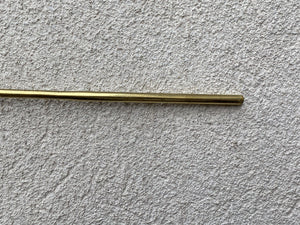 I Like Mike's Mid Century Modern Candle Snuffers Brass Candle Snuffer with Red Rose Cap and 7" Reach