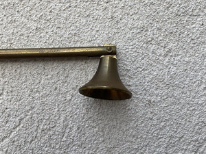 I Like Mike's Mid Century Modern Candle Snuffers Brass Candle Snuffer with Small Cap and 11" Reach