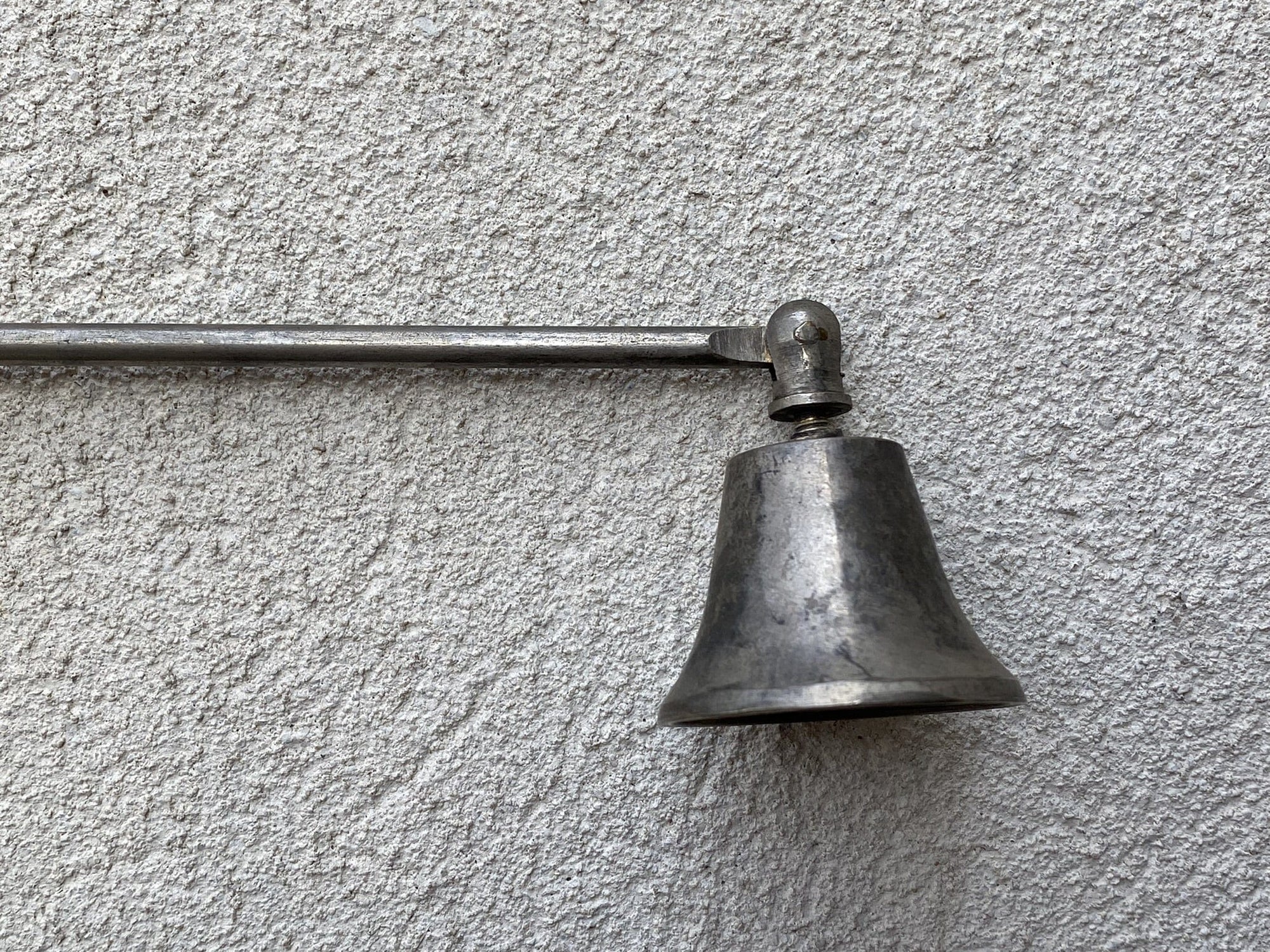 I Like Mike's Mid Century Modern Candle Snuffers Metal Silver Plated Candle Snuffer 10" Reach