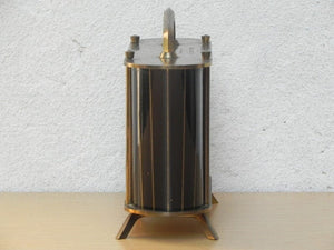 I Like Mike's Mid Century Modern Clock Bay Birks Solid Brass Chiming Mantel Clock