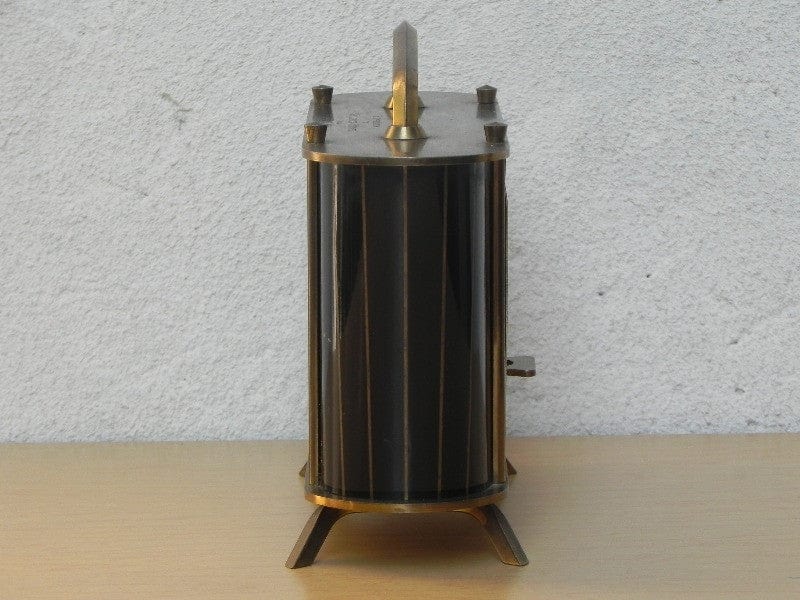 I Like Mike's Mid Century Modern Clock Bay Birks Solid Brass Chiming Mantel Clock
