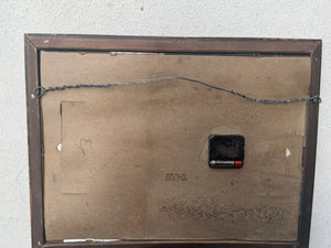 I Like Mike's Mid Century Modern Clock Dr. Pepper Advertising Mirror Clock, 1960's, New Quartz Sweep Movement