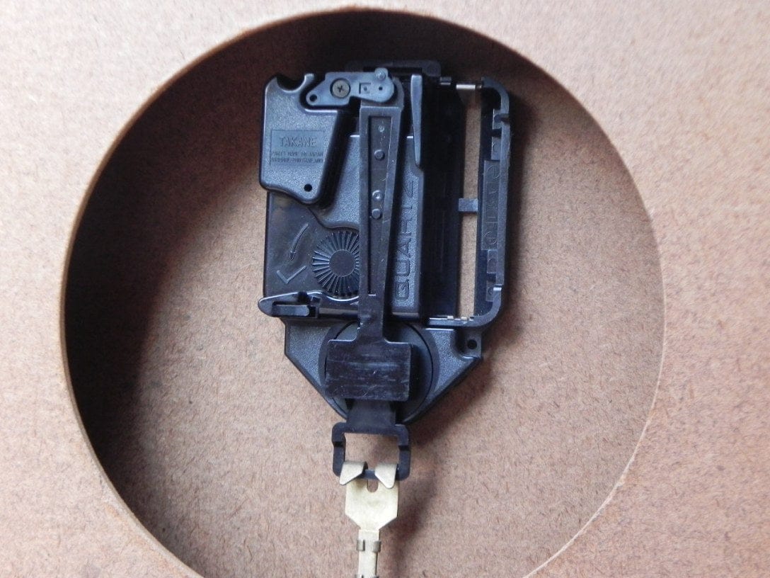 I Like Mike's Mid Century Modern Clock Elegant Strausbourg Quartz Oak Pendulum Wall Clock, 1980s