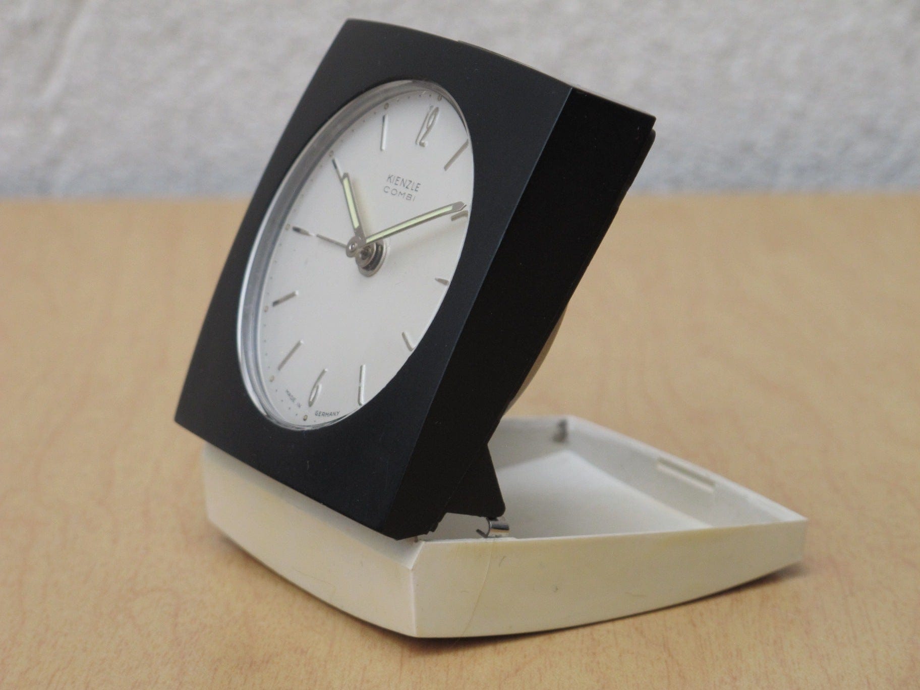 I Like Mike's Mid Century Modern Clock Kenzle Combi Travel Clock in Mini Coin Purse, Lord & Taylor