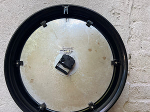 I Like Mike's Mid Century Modern Clock Large Round Bakelite Sessions Wall Clock, Rare, New Sweep Second Hand